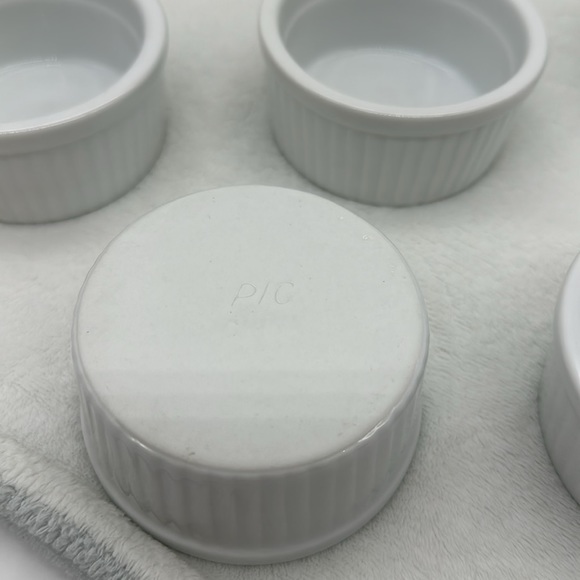 PIC Ceramic/Stoneware Ramekins/Custard Cups Set of 6 (Six) - Picture 4 of 5